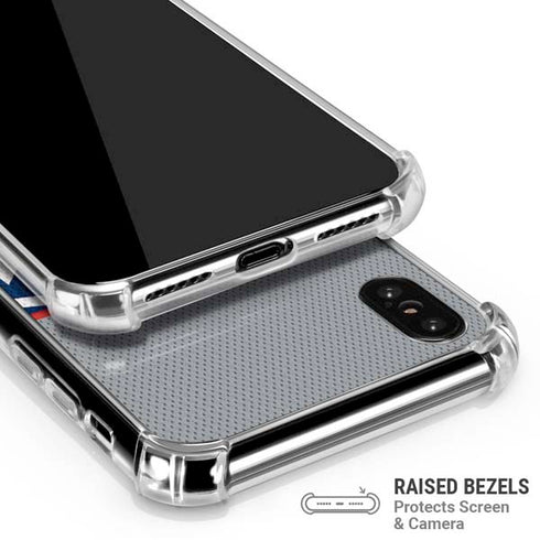 NFL New England Patriots Zone Block iPhone XS Max Clear Case